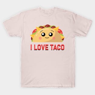 Delightful Taco Smiles - I Love Taco! T-Shirt